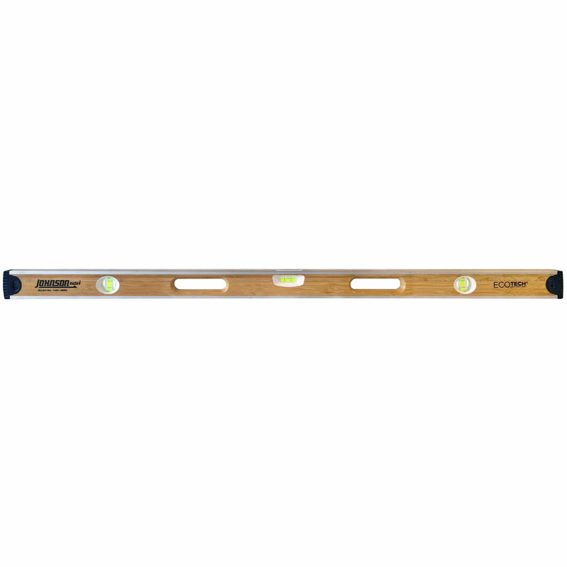Eco-Tech Bamboo Level - Size:48" - Types:Block Vial